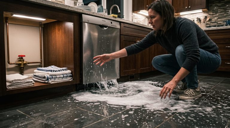 Dishwasher Overflowing