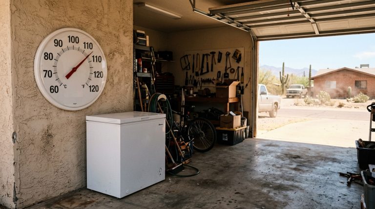 Garage Freezer Not Working in summer