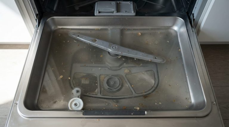 Standing Water in the Bottom of Your Dishwasher